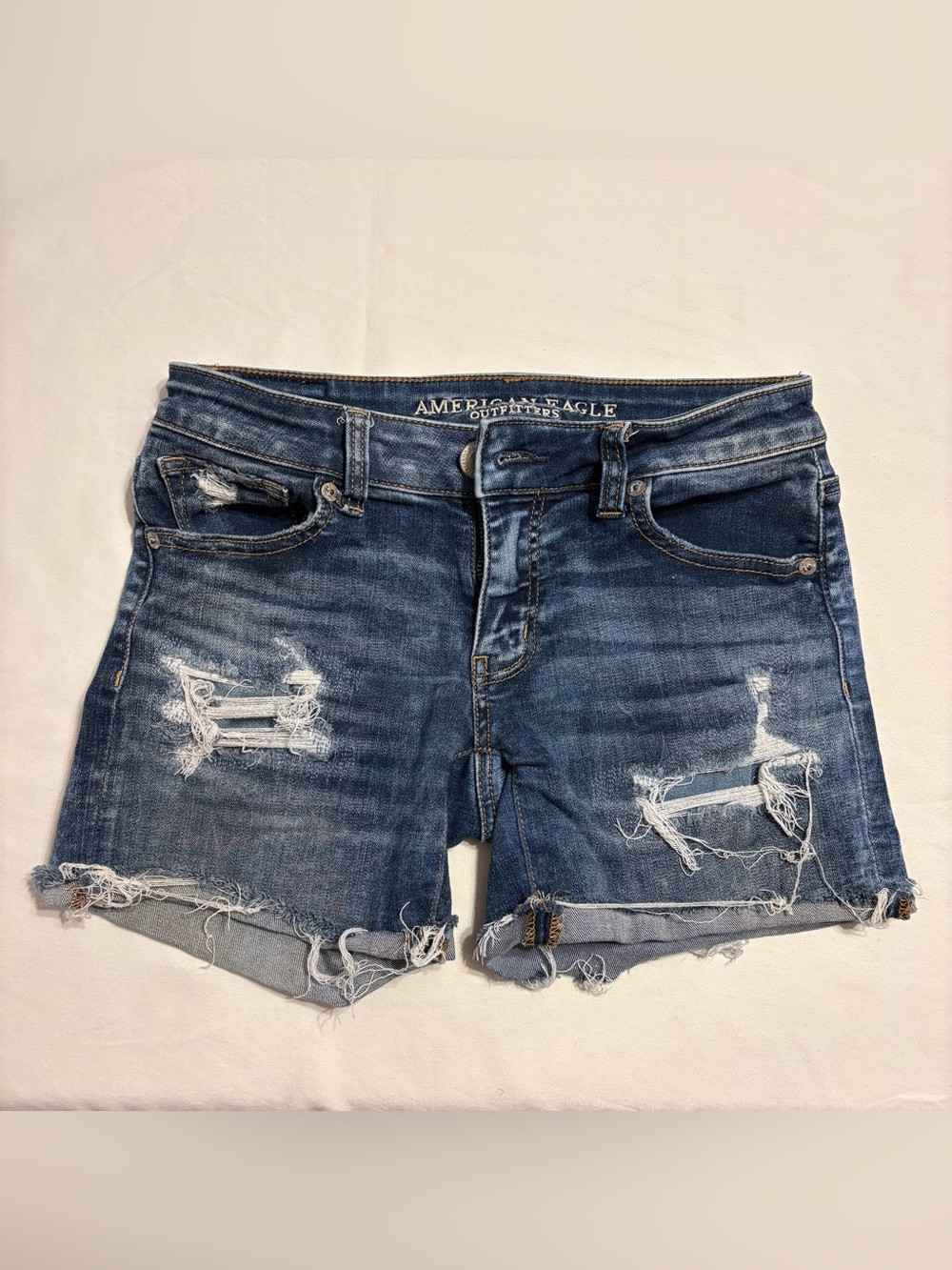 American Eagle Outfitters Super Super Stretch X Denim Shorts